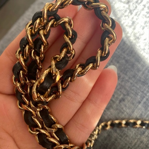 Chanel lambskin chocolate bar vintage bag east - Picture 7 of 14